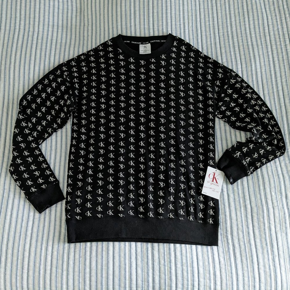 Calvin Klein Logo Print Pullover